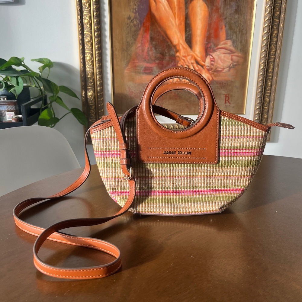 Anne Klein Bucket Bag with Removable Straps